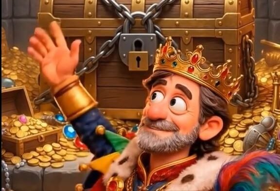 Charge digital com IA – A Saída do príncipe Josinaldo em pleno Carnaval