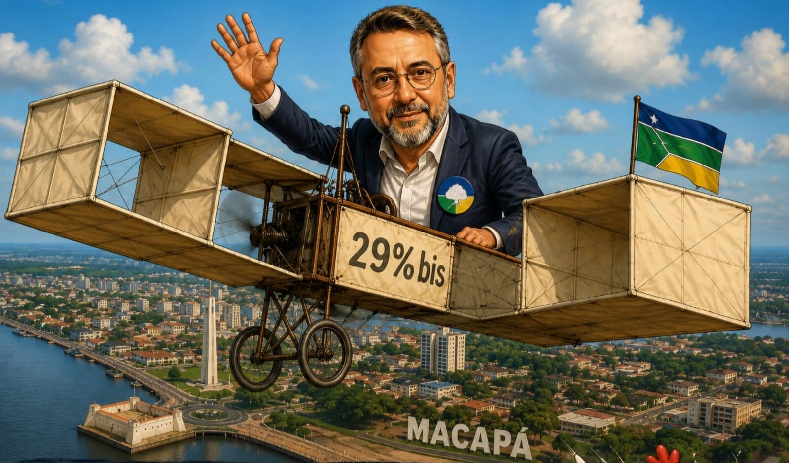 O AVIÃOZINHO DO GOVERNADOR NÃO SOBE MAIS…