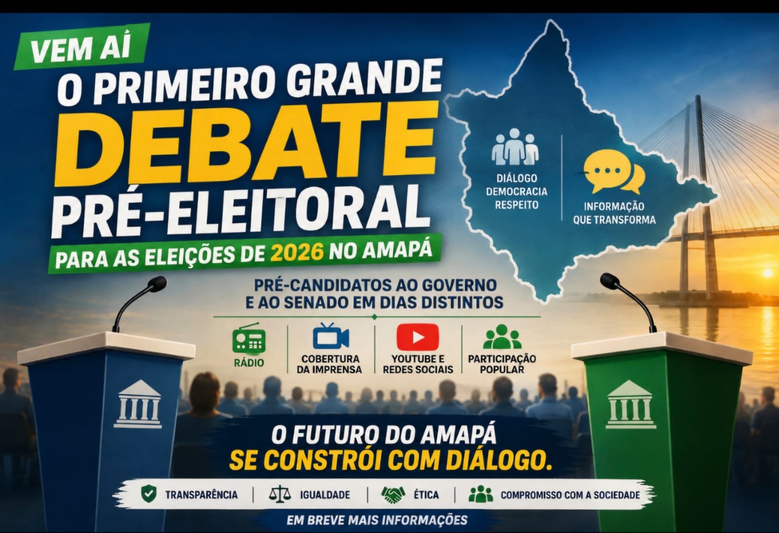 EXCLUSIVO: MOVIMENTOS POPULARES E ENTIDADES CRISTÃS ARTICULAM PRIMEIRO GRANDE DEBATE PRÉ-ELEITORAL PARA AS ELEIÇÕES DE 2026 NO AMAPÁ